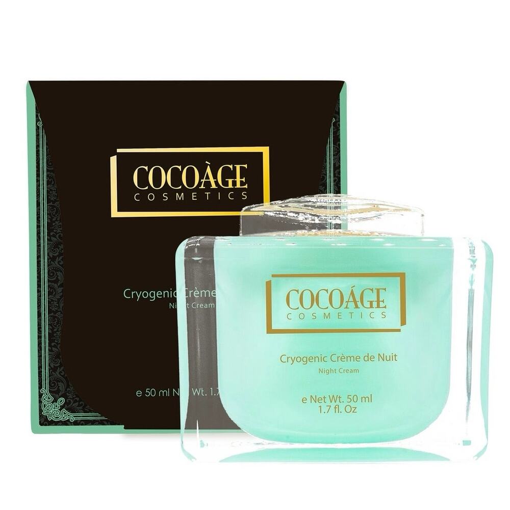 Cocoàge Cryogenic Crème de Nuit Gold Infused Anti-Aging Night Cream NEW~NIB!!